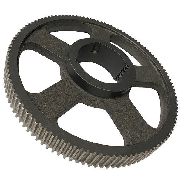 B B Manufacturing 224-8MX21-3020, Timing Pulley, Cast Iron, Black Oxide,  224-8MX21-3020